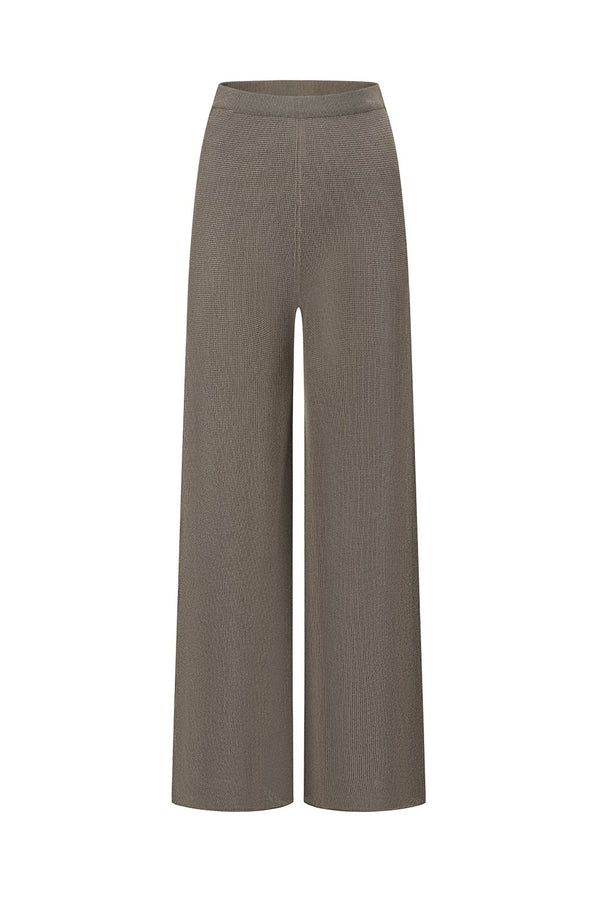 SWAYING 24 Early Autumn Knit Straight Pants SW-SW24PF3B20-HUILV Gray Green